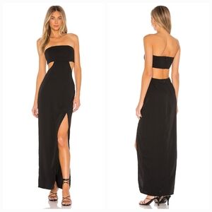 Superdown Paola Maxi Dress in Black